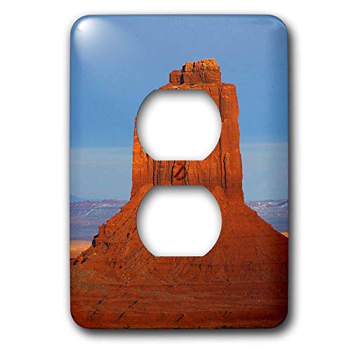 Monument Valley cache-prise 2 prises double interrupteur mural décoratif 3dRose lsp_21659_6