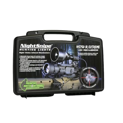 NightSnipe NS750 Extreme Dimmable IR (Infrared) Night Vision Illuminator Hunting Light Kit