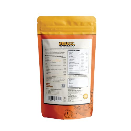 Image of Snacc Peri Peri Makhana | Spicy Roasted Fox Nuts | Healthy Snack | Gluten Free | Protein Rich | MSG Free | Zero Trans Fat | Zero Sugar | Low Calorie | Low Sodium | Air Popped | 55g x 2