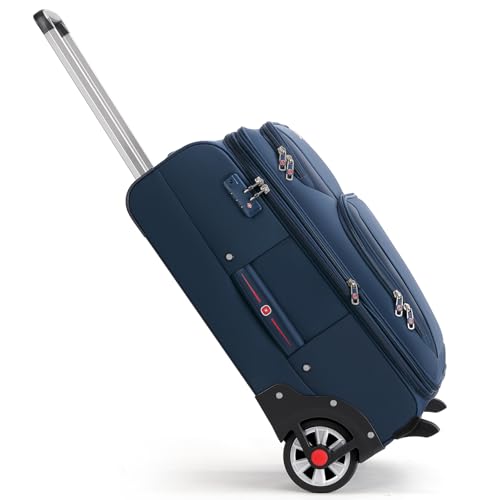 Laduga 25-Inch Blue Softside Expandable Checked Luggage