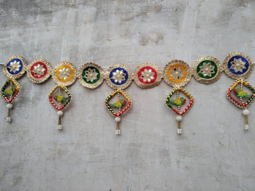 Image of Nutts Heavy gota Patti bandhanwar for Home Decor (BDHW-13)