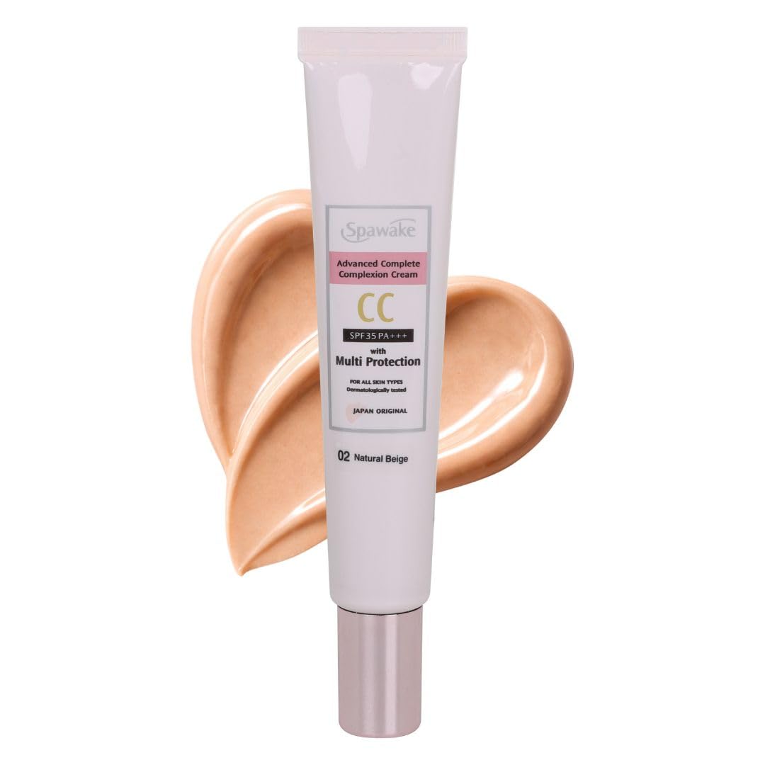 Spawake Advanced Complete Complexion CC Cream, SPF35 PA+++, with Sea Minerals, Multi Protection, for All Skin Types, Natural Beige-30 g-picture-44