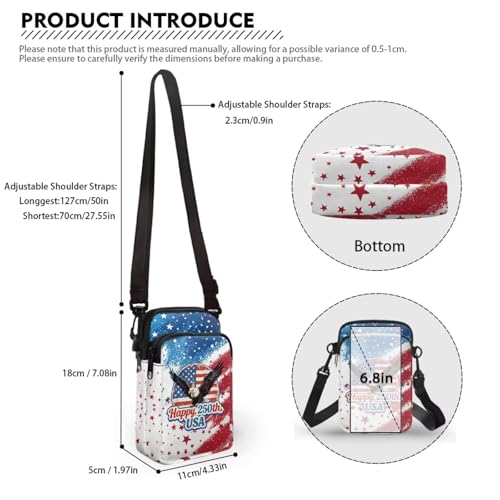 Image of Xpyiqun Small Crossbody Bag Women Phone Purses Sling Shoulder Handbag Cross Body Pouch Wallet Bags