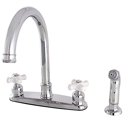 Kingston Brass FB7791PXSP Victorian 8-inch Centerset Kitchen Faucet, Chrome