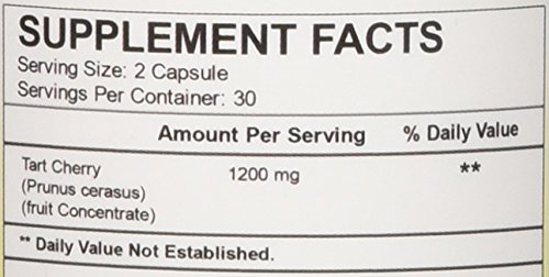 Biotech Nutritions Tart Cherry Vegetable Capsules, 60 Count - Thumbnail 4