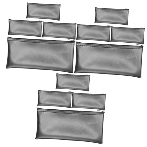 GALPADA 3sets Wear Microphone Pouch with Zipper Design Mic Storage Bag for Convenient Carrying and Against Scratches and 4pcs*3