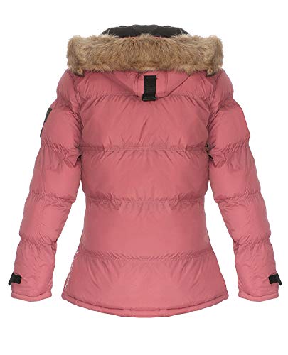 Geographical Norway BONAPART Chaqueta acolchada de invierno para mujer rosa XL