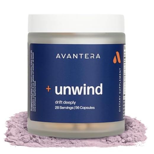Avantera Premium Nootropic, Unwind | Support Healthy Stress Levels & Immune System, Gut Health & Improve Sleep Efficiency | 30 Day Supply
