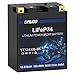 OMUGO YTX14AH-BS Lithium Motorcycle Battery 12V 8Ah 640CCA LiFePO4 with MotoCore Protection – Powersports Replacement for ATV, UTV, Snowmobile, Jet Ski, PWC, Scooter, Riding Lawn Mower & Tractor