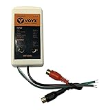VOYZ High Low-Level Impedance Adaptor - Car Audio System RCA Line Output Converter Adapter w/Adjustable Level Control - Works on Vehicle Amplifier, Equalizer, Home Theater Setup (NS-60)