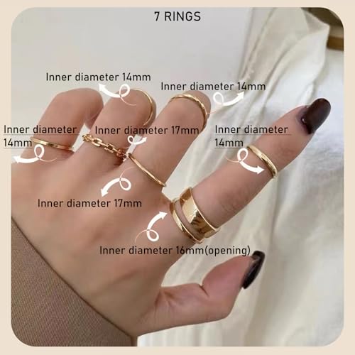 TYXHXTF 18 Stück Schmucksets für Damen, Goldschmuck Und Silberschmuck: Modeschmuck Schmuckset, Schmucksets für Damen, Women's Jewellery Sets, Schmuckset Gold – Bild 4