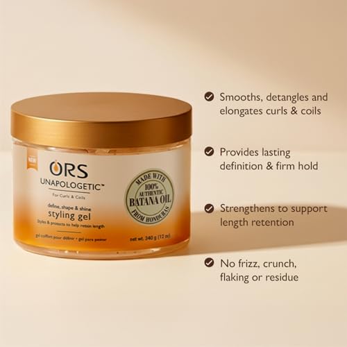 ORS Unapologetic Define, Shape & Shine Styling Gel 12 Ounces