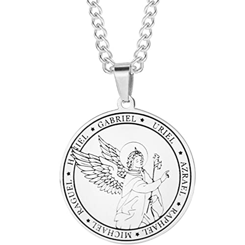 Médaillon occulte Les Sept Archanges, pendentif amulette spirituelle à offrir pour la protection