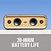 House of Marley Get Together 2: Portable Speaker with Wireless Bluetooth Connectivity, 20 Hours of Playtime and Sustainable Materials, IP65 Dust and Water Resistance, Signature Black