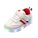 WINJIN Basket LED Chaussure LED Enfant Garçon Fille Bébé Chaussures Mutilsport Shoes Sneaker Clignotants lumière - 7 Couleurs Lumineuse - EU 21-30