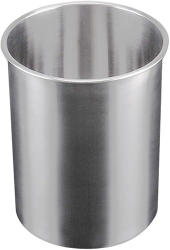 Enfriador de vino Cubo de acero inoxidable Enfriador de vino Enfriador de botellas de vino Cubo de hielo (2.5L/Plata)