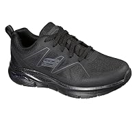Skechers Men's Work: Arch Fit Slip Resistant Sneaker, Axtell - Black, US 12