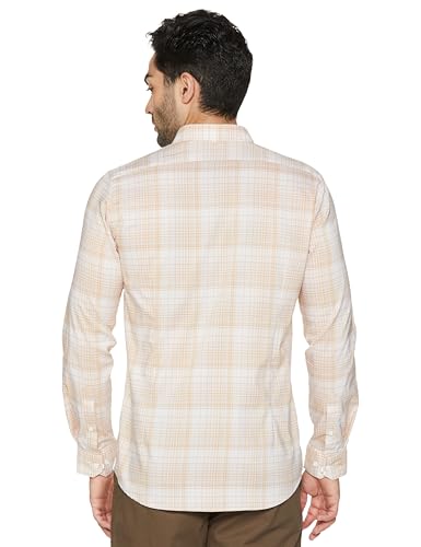 Image of Van Heusen Mens Checkered Full Sleeve Shirt | Timeless Pattern | Smart Comfortable Styling