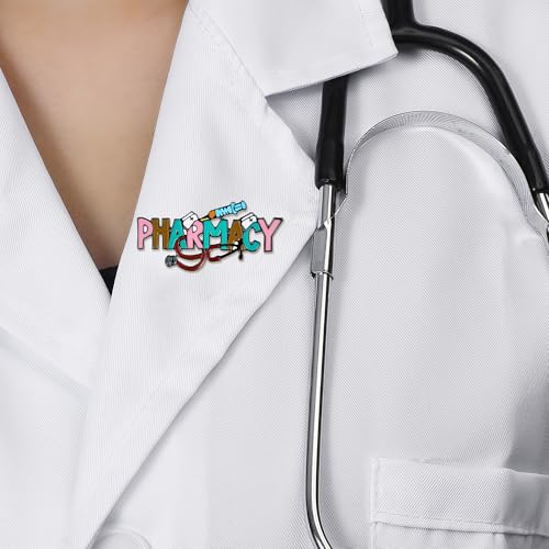 Image of Doctor Nurse Cartoon Pin,Medical Enamel Brooch Jewelry for Nursing Student Backpack Lapel Badge Gifts