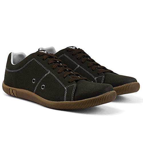Kit 2 Pares Sapatênis Skatista Masculino Casual Sapatofran (39, CAFÉ-PTO-UMB)