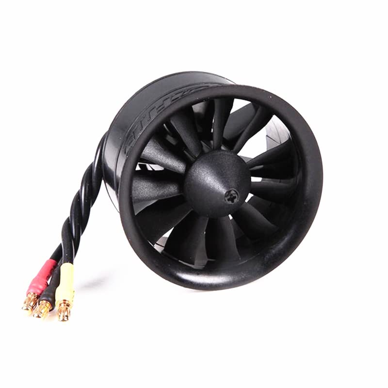 Replacement Part For FMS 50mm 11 Blades Ducted Fan EDF With 3S 4S Motor For Fixed-Wing Airplane RC Model - (Color: KV4500 4S EDF Set)