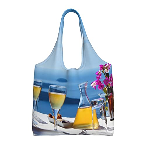 Sac à main portable Debou en toile imprimée pour voyage gym et shopping quotidien