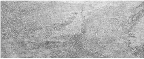 matches21 HOME & HOBBY Teppich Läufer Stein-Optik Beton grau als Küchenteppich - Rutschfester Küchenläufer in 60x150 cm als Flur Brücke - Waschbarer Teppichläufer für Küche, Schlafzimmer, Wohnzimmer