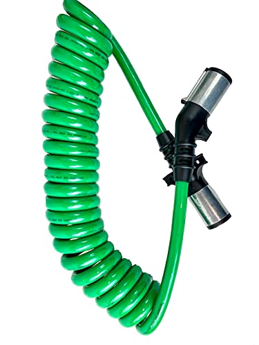 Automann Semi Truck/Trailer Sealed ABS Electrical Cable 15ft with Angled Waterproof Connector