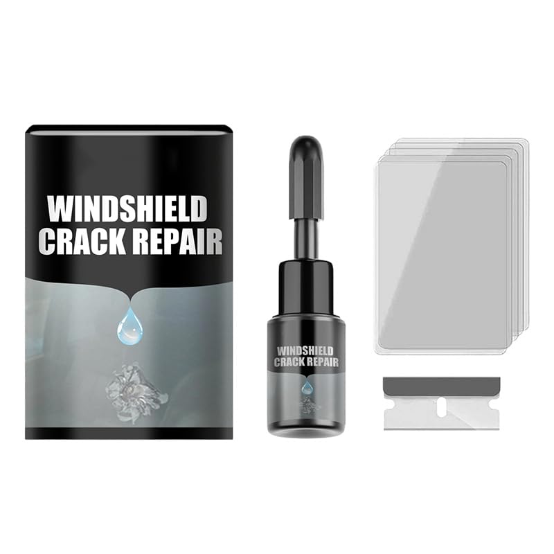 2026 New Car Windshield Crack Repair Kit Professional Auto Glass Repair Kit with Tools Windshield Repair Kit for Windshield Cracks Complete Fix Kit for Auto Glass (1)