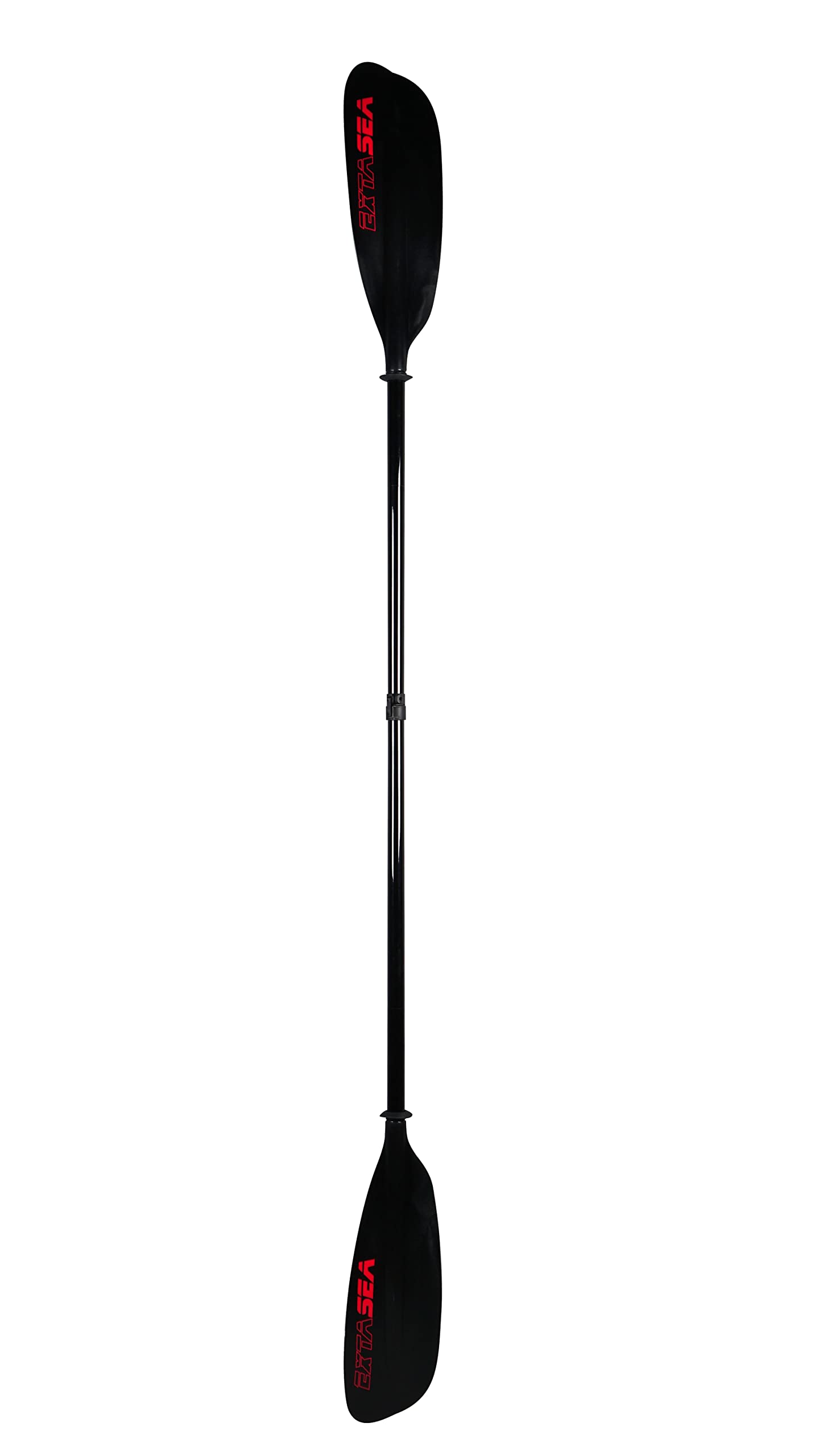 ExtaSea Super-Touring Fiberglas Vario Doppelpaddel 230-240 cm | 4-teilig red