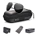 LUENX Men Women Sunglasses Aviator Polarized Driving UV 400 Protection Grey Lens Gun Metal Frame 60mm