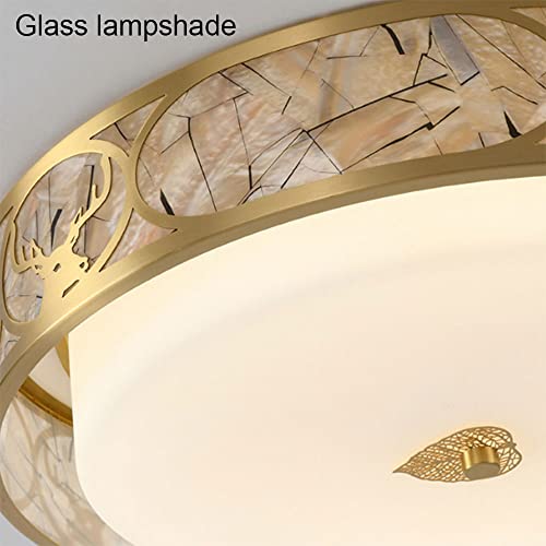 Éclairage de plafond rond dimmable plafonnier design scandinave 50 cm