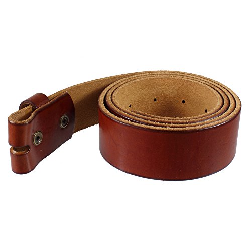 Image of Gelante Genuine Full Grain Leather Belt Strap without Belt Buckle