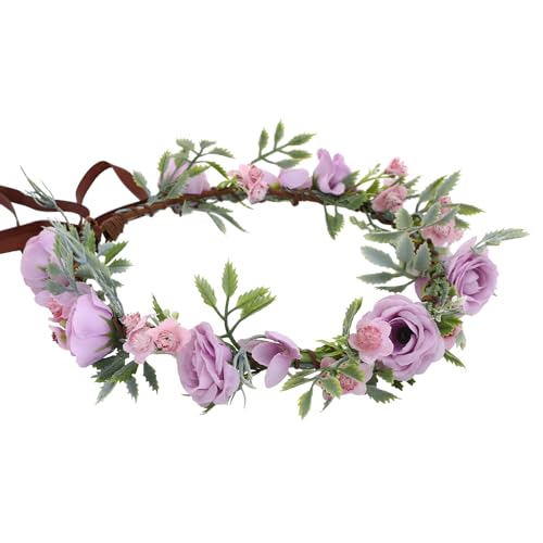 Traditional Round Rose Headband