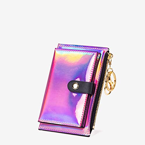 Womens wallet Fashion Keychain Zipper Coin Purse Mini Small Money Bag Credit Card Holder4