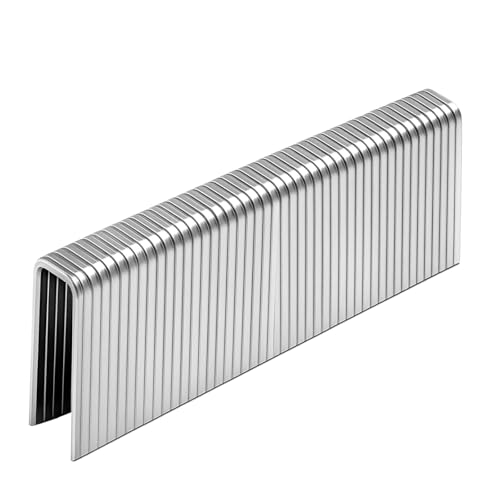 Image of 1000-Count 18 Gauge 1 /4 Inch Narrow Crown Staples 1-1 /4- Inch Length, Heavy Duty Galvanized Staples, for Pneumatic, Electric 18GA Stapler Gun