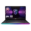 MSI Raider GE77Hx 17.3″ QHD 240Hz Gaming Laptop: Intel Core i7-12800HX RTX 3070 Ti 16GB DDR5 1TB NVMe SSD, Thunderbolt 4, USB-Type C, Cooler Boost 5, Win11 Pro: Dark Grey 12UGS-004, Blue