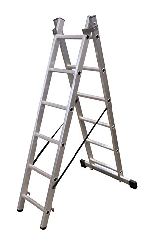 Arcama 2T06 Escalera transformable 2 tramos, 6 peldaños