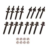 Bapmic 6505316AA Exhaust Manifold Bolts & Nuts Kit for Dodge Dakota Durango Ram 1500 4.7L 00-03