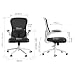 Hbada Silla de Oficina Silla de Escritorio ergonómica Silla giratoria con reposabrazos...