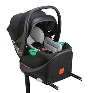 Cozy N Safe Snowdon i-Size Child Car Seat Carrier with ISOFix Base and Support Leg, 3 -Point Harness, Adjustable Headrest, Suitable from 40cm to 85cm (up to 15kg), New ECE R129 i-Size Compliant