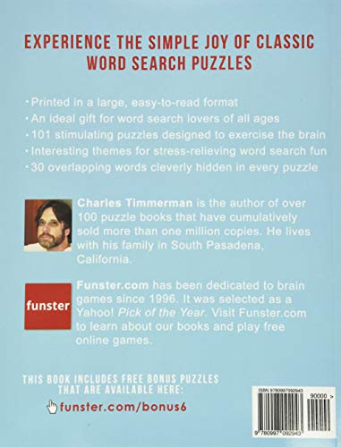 Funster Word Search Book for Adults: 101 Large-Print Puzzles - Image 2