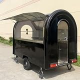 Durable Small Food Cart with Electric System – Trailer for Selling Fried Snacks, Burgers, or Breakfast Meals