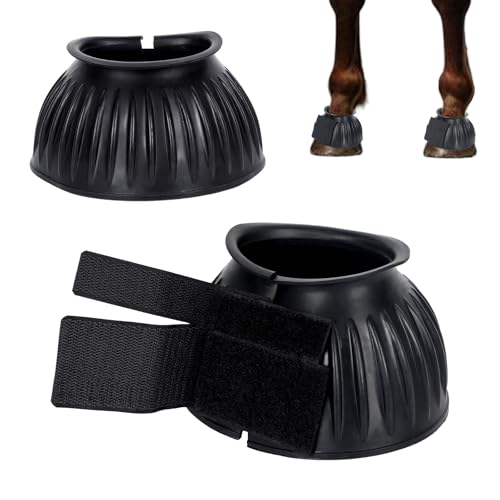 Cloches de cheval en caoutchouc anti-choc pour éviter les blessures au sabot et au glosme
