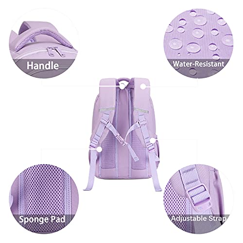 Abshoo Cute Kids Backpack For Girls Kindergarten Elementary Unicorn School Backpacks Set With Lunch Box thumb #3