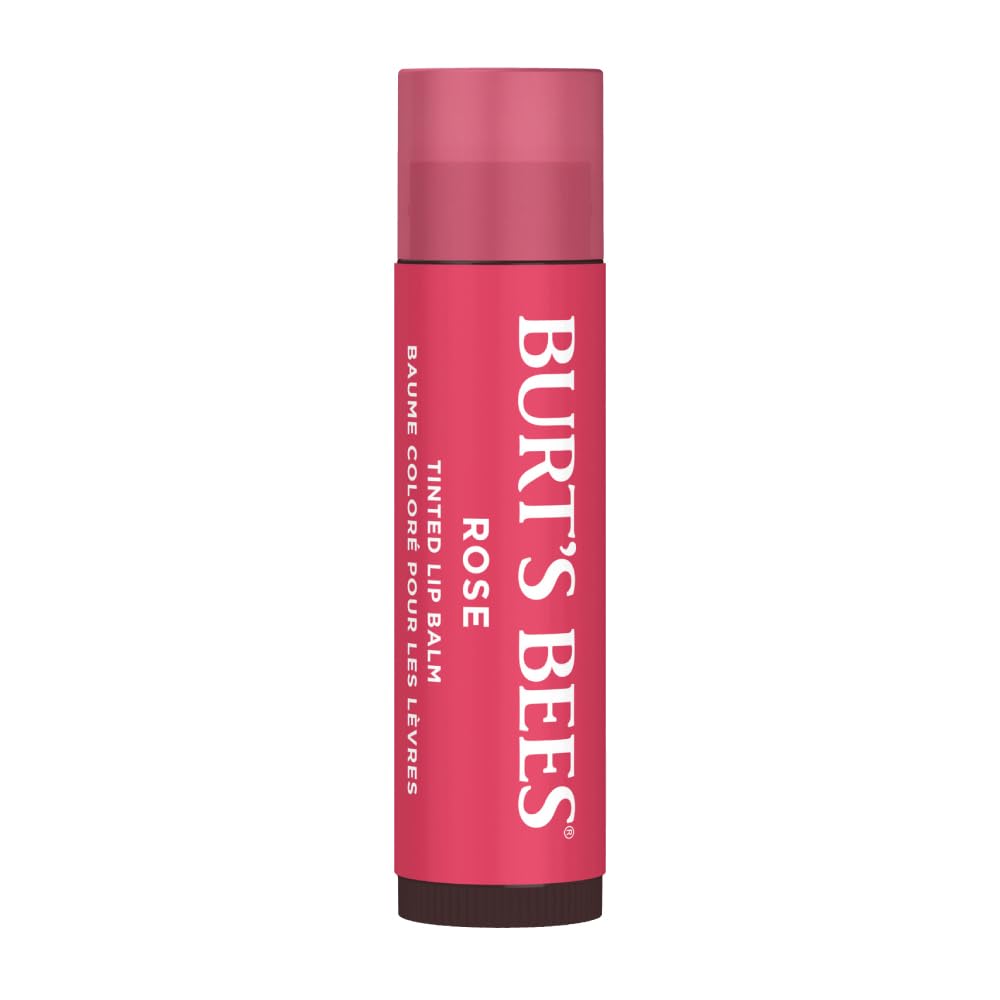 Burts Beads Tinted Lip Balm, Rose, 0.1 oz (4.25 g)