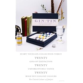 Buy the Gin In A Tin London Dry Gin Gift Set – Four Distinct 35ml Tins, Perfect Father's Day Present, Crafted in the UK with 40% ABV – Gin in a Tin