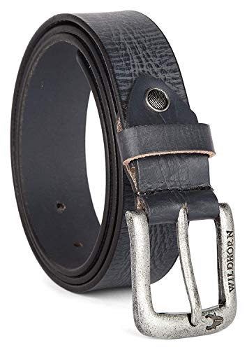 Image of WildHorn Classic Genuine Leather Belt for Men - Stylish and Durable with Adjustable Fit