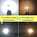 SCOBUTY Upgraded 921 LED Car Bulb Ultra Bright 54SMD 3014 Chipset, 912 T15 W16W LED Wedge Lamp 2.8W 12V 24V Canbus No Error Used for Backup Reverse Lights, 6500K White (2pcs/Pack)