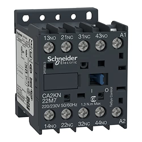 Iec Control Relay, 2No/2Nc, 240Vac, 10A